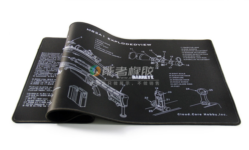 能者橡膠專業(yè)生產(chǎn)槍支裝配墊（槍墊、槍支清潔墊）